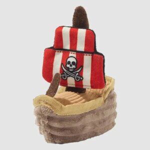 P.L.A.Y. “Paws & Planks” Pirate Ship (L/XL) Plush Dog Toy (BRAND-NEW!)